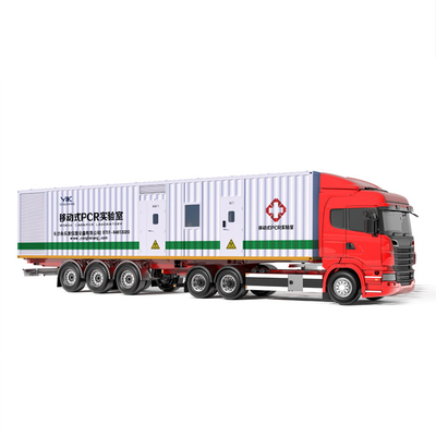 40Ft Mobile PCR Lab สำหรับการสกัด DNA RNA Mastermix เตรียมการขยาย