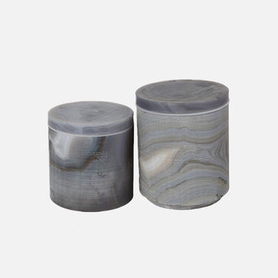 50ml ถึง 1000ml Agate Mill Jar, Lab Ceramic Ball Mill Jar พร้อมฝาปิด